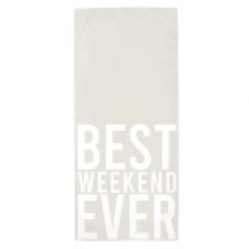 Best Weekend Ever Beach Towel - Quick Dry